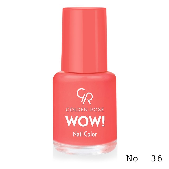 GOLDEN ROSE Wow! Nail Color 6ml-36